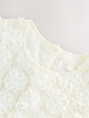 Ivory 3D Floral Occasion Dress (3mths-8yrs) - Image 7 of 7