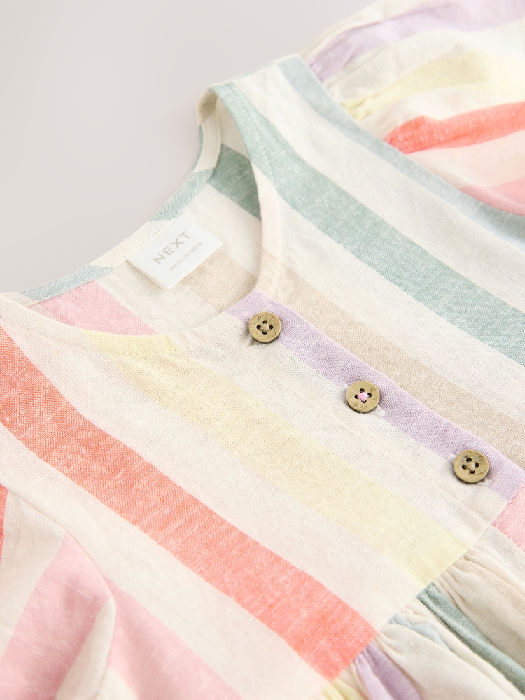 Arcoíris pastel - Vestido de verano abotonado (3 meses - 8 años) - Imagen 8 de 8 Arcoíris pastel - Vestido de verano abotonado (3 meses - 8 años) - Imagen 8 de 8