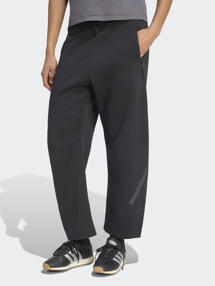 adidas Black Z.N.E. Open Hem Trousers - Image 2 of 6