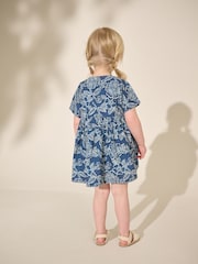 Blue Batik Relaxed Summer Dress (3mths-8yrs) - Image 2 of 8