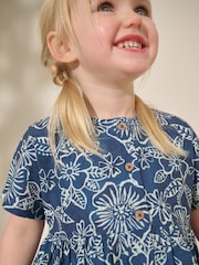 Blue Batik Relaxed Summer Dress (3mths-8yrs) - Image 3 of 8