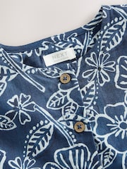 Blue Batik Relaxed Summer Dress (3mths-8yrs) - Image 8 of 8