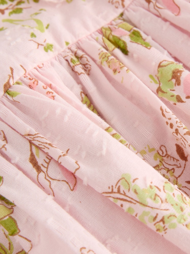 Pink Angel Sleeve Dress (3mths-8yrs) - Image 8 of 9