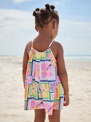 Multi Print 100% Cotton Playsuit (3mths-10yrs) - Image 3 of 4