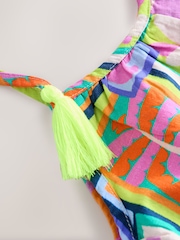 Multi Print 100% Cotton Playsuit (3mths-10yrs) - Image 7 of 8