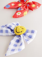 Red SmileyWorld® Statement Bow Clips 2 Pack - Image 2 of 4
