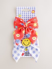 Red SmileyWorld® Statement Bow Clips 2 Pack - Image 3 of 4
