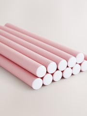 Light Pink Mini Foam Rollers 12 Pack - Image 3 of 5
