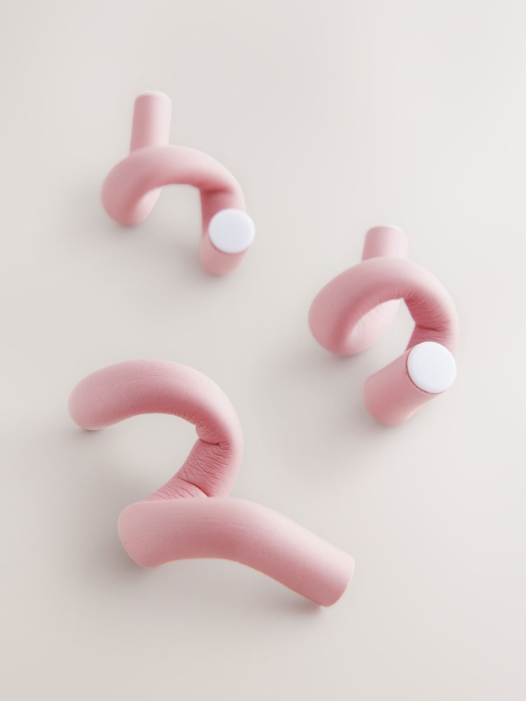 Light Pink Mini Foam Rollers 12 Pack - Image 5 of 5