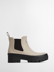 Barbour® Cream Halton Chelsea Wellington Boots - Image 1 of 5