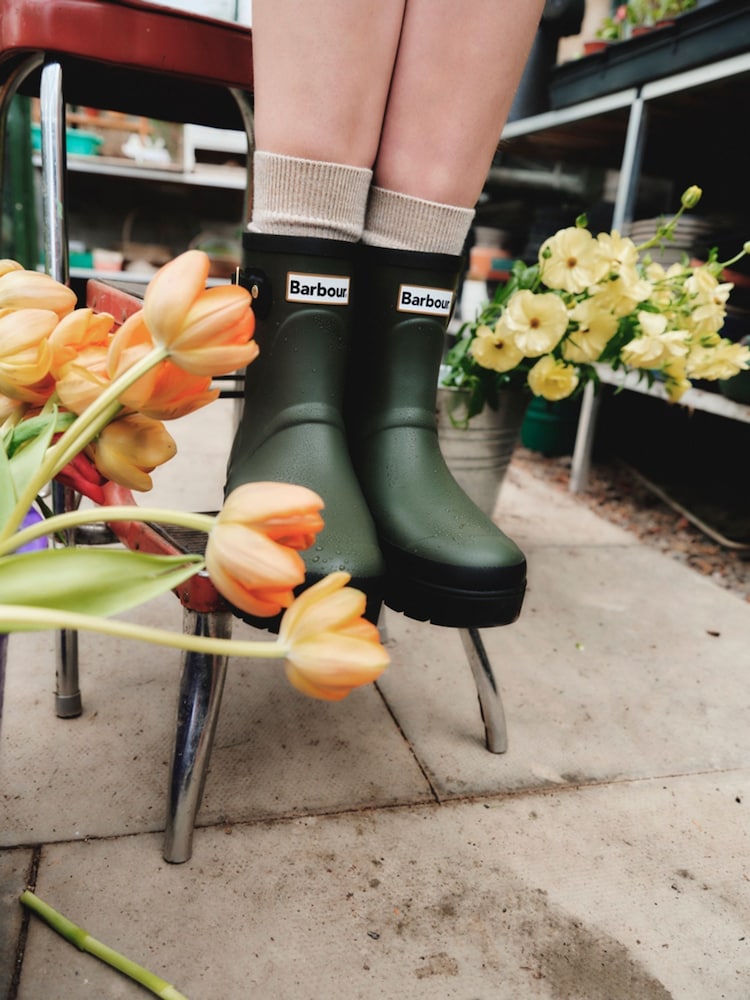Barbour® Green Raelynn Wellington Boots - Image 1 of 8