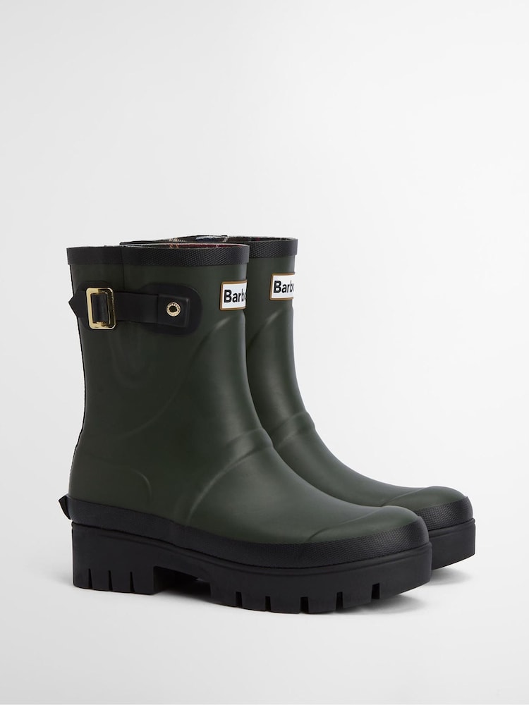 Barbour® Green Raelynn Wellington Boots - Image 4 of 8