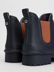 Barbour® Navy Blue Wilton Chelsea Wellington Boots - Image 5 of 6