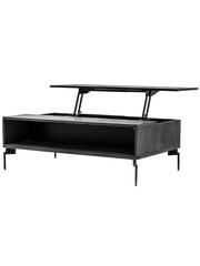 Libra Interiors Black Bronks Acacia Coffee Table with Motion Top - Image 3 of 5