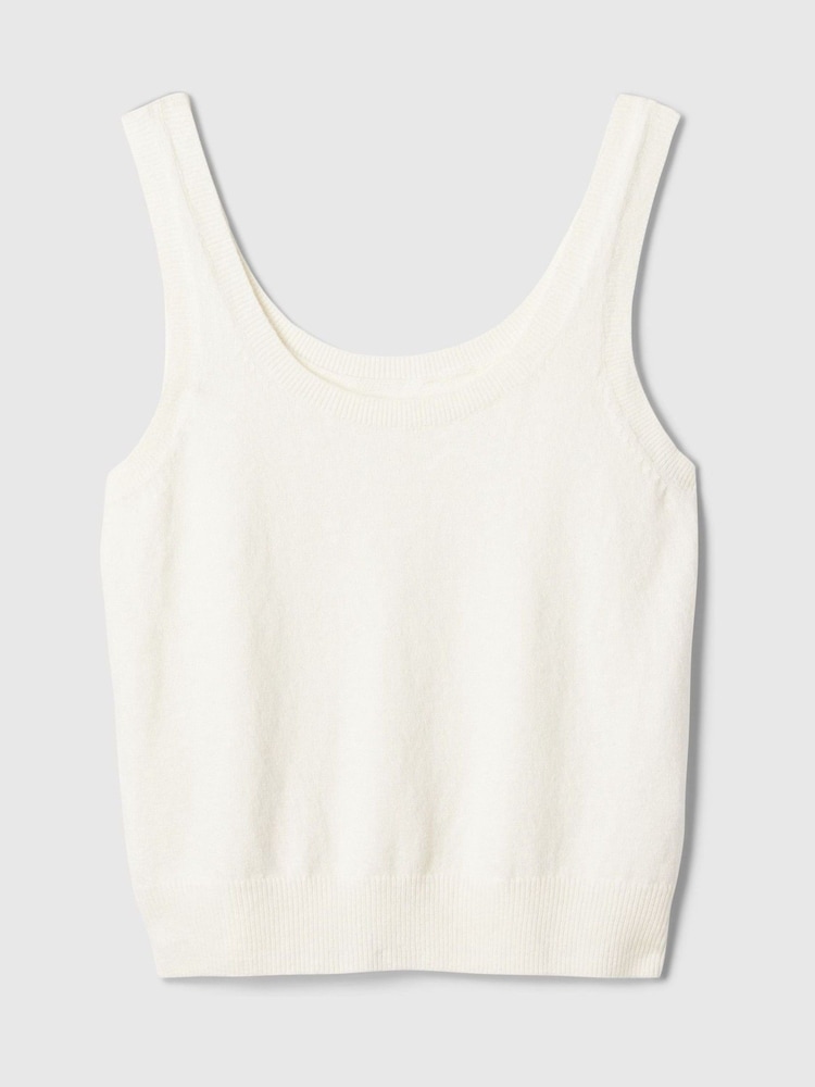 Weiß - Gap – CashSoft – Cropped-Trägertop - Image 4 of 5