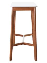 Fifty Five South White Mayan White Marble Console Table - Image 6 of 6