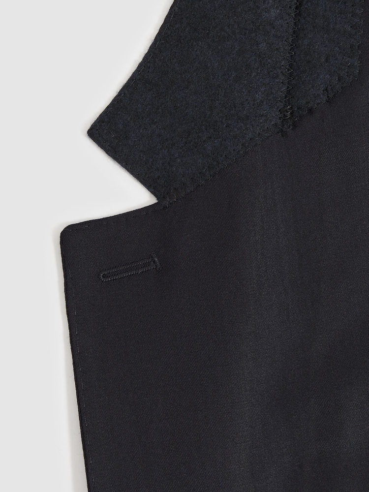 marine - Veste de costume Reiss Aspire coupe slim en laine à simple boutonnage - Image 10 of 11