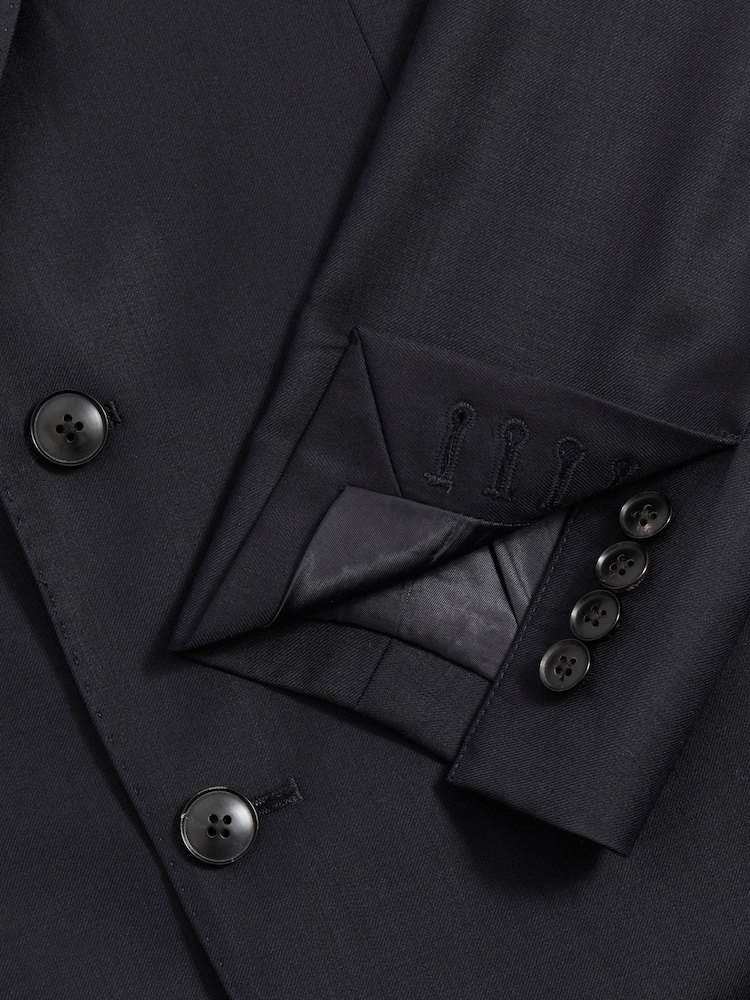 marine - Veste de costume Reiss Aspire coupe slim en laine à simple boutonnage - Image 11 of 11