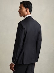 marine - Veste de costume Reiss Aspire coupe slim en laine à simple boutonnage - Image 8 of 11