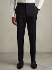 Marineblauw - Reiss Aspire Slim-Fit Wool Suit Trousers - Image 3 of 6