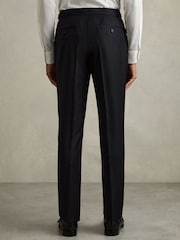 Marineblauw - Reiss Aspire Slim-Fit Wool Suit Trousers - Image 5 of 6