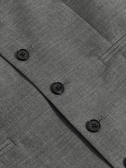 Reiss Grey Aspire Slim-Fit Wool Suit Waistcoat - Image 7 of 7