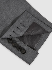 Grijs - Reiss Aspire Slim-Fit Single Breasted Wool Suit Jacket - Image 10 of 11