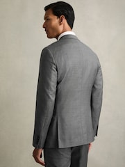 Grijs - Reiss Aspire Slim-Fit Single Breasted Wool Suit Jacket - Image 6 of 11