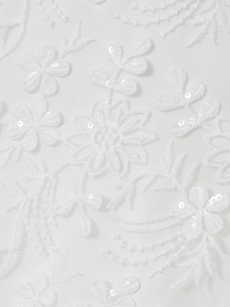 Reiss Clementine Tulle Floral-Embroidered Bridesmaid Dress - Imagen 4 de 4