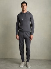 Sudadera con capucha de lana de merino con cordón ajustable Holland de Reiss - Imagen 3 de 6
