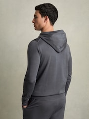Sudadera con capucha de lana de merino con cordón ajustable Holland de Reiss - Imagen 5 de 6