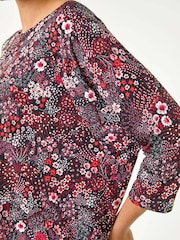 Roman Blusa floral texturizada  Stretch - Imagem 6 de 6