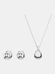 Swarovski White Rhodium Plated Meteora Jewelry Set - Image 4 of 7