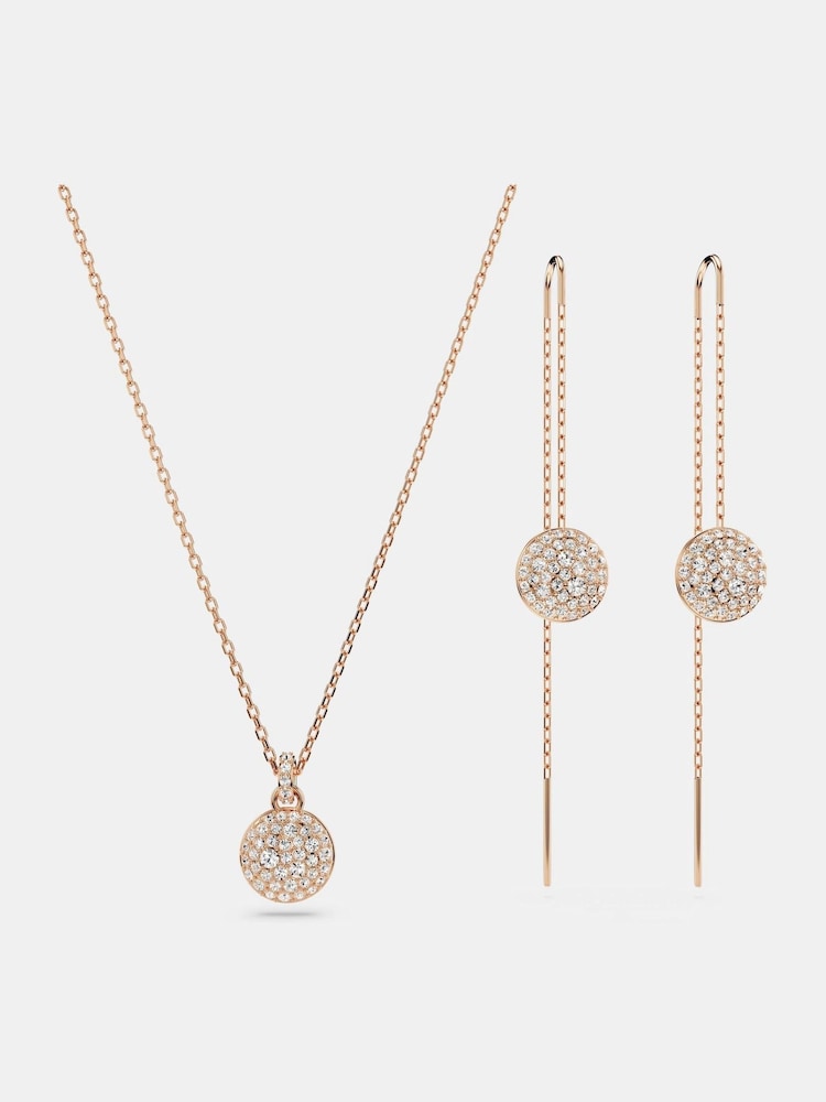 Swarovski Rose Gold Plated Meteora Jewelry Set - Image 1 of 7
