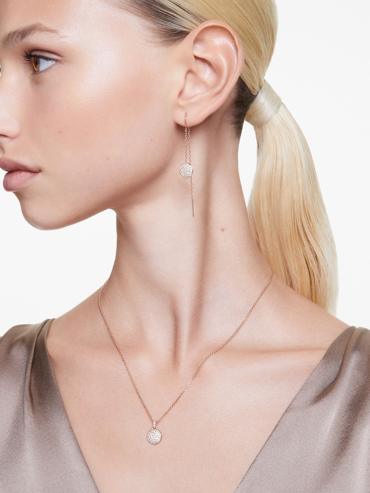 Buy Swarovski Rose Gold Plated Meteora Jewelry Set from the Next
