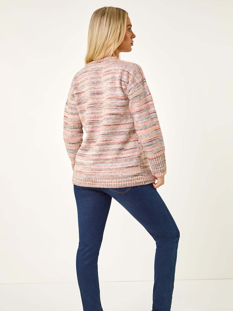 Rosa - Roman Petite Space Dye Knit Jumper - Imagen 2 de 5 Rosa - Roman Petite Space Dye Knit Jumper - Imagen 2 de 5