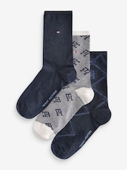 Tommy Hilfiger komplet 3 parov modrih ženskih nogavic - Slika 1 iz 5