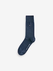 Tommy Hilfiger Blue Tommy Hilfiger Mens Blue Socks 5 Pack - Image 6 of 6