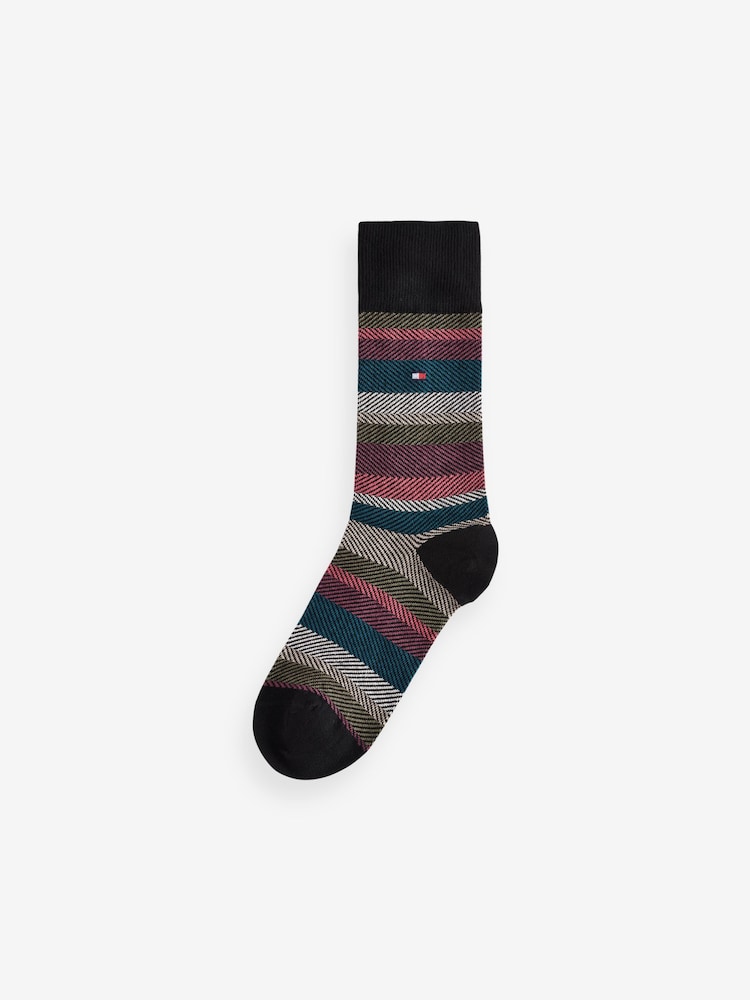 Набор из 2 пар черных мужских носков Tommy Hilfiger - Изображение 2 из 3