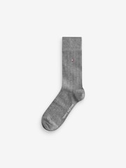 Tommy Hilfiger Mens Grey Socks 6 Pack - Image 3 of 8