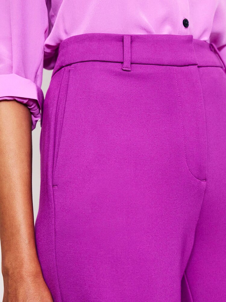 Boden Purple Westbourne Ponte Trousers - Image 2 of 5 Boden Purple Westbourne Ponte Trousers - Image 2 of 5