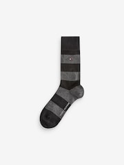 Tommy Hilfiger Black Tommy Hilfiger Mens Blue Socks 5 Pack - Image 6 of 7