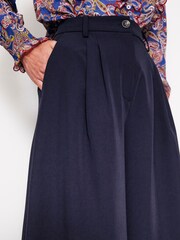 Boden Blue Tailored Cropped Trousers - Image 2 of 5