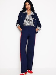 Boden Blue Connie Relaxed Silk Shirt - Image 3 of 5