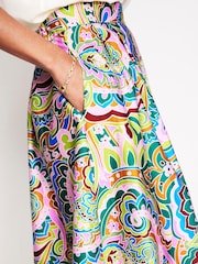Boden Green Isabella Cotton Sateen Skirt - Image 3 of 5