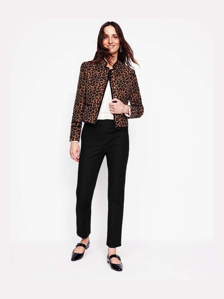 Boden Black Richmond 7/8 Trousers - Image 1 of 5