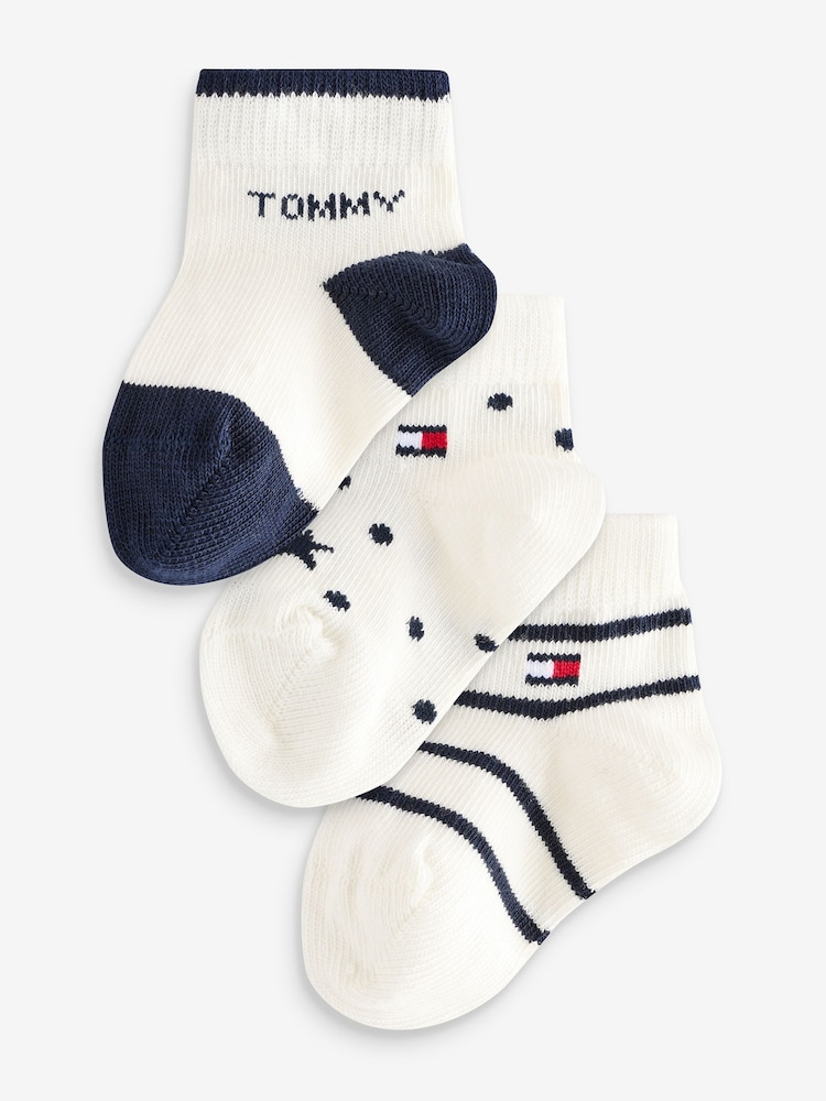 Tommy Hilfiger Vauva Sininen Sukat 3 Pack - Kuva 1 / 5