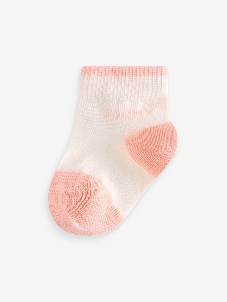 Tommy Hilfiger Baby Pink Socks 3 Pack - Image 2 of 4
