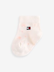 Tommy Hilfiger Baby Pink Socks 3 Pack - Image 3 of 4