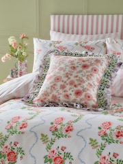 Cath Kidston Multi Double Ruffle 100% Cotton Polyfilled Cushion - Image 1 of 4